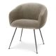 Scaune - Scaun design LUX Elbury, catifea Savona greige