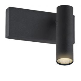 Aplice, corpuri de iluminat pentru pereti - Aplica de perete design minimalist Etna plus negru