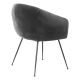 Scaune - Scaun design LUX Elbury, catifea Savona dark grey