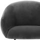 Scaune - Scaun design LUX Elbury, catifea Savona dark grey
