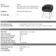Scaune - Scaun design LUX Elbury, catifea Savona dark grey