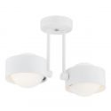 Plafoniera cu 2 spoturi design minimalist Massimo plus alb