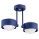Plafoniere - Plafoniera cu 2 spoturi design minimalist Massimo plus albastru