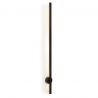 Aplica LED de perete desgin minimalist Asse negru H-100cm