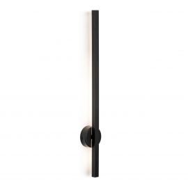 Aplice, corpuri de iluminat pentru pereti - Aplica LED de perete desgin minimalist Asse negru H-60cm