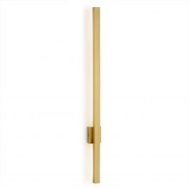 Aplice, corpuri de iluminat pentru pereti - Aplica LED de perete desgin minimalist Asse alama H-60cm