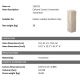 Masute Living - Coloana decorativa design LUX din travertin Cuneo S
