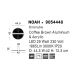 Plafoniere - Plafoniera LED dimabila, design modern Noah maro 44,5cm