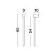 Iluminat interior - Aplica LED de perete design minimalist Synthesi alb