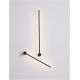 Aplice, corpuri de iluminat pentru pereti - Aplica LED de perete design minimalist Synthesi negru H-90cm