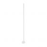 Aplica LED de perete design minimalist Synthesi alb H-90cm