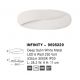 Plafoniere - Aplica de perete LED design modern Infinity alb satin