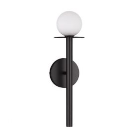Aplice, corpuri de iluminat pentru pereti - Aplica de perete design modern Pielo negru
