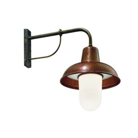 Aplice, corpuri de iluminat pentru pereti - Aplica de perete cu protectie IP44, fabricata manual, diam.25,5cm, Contrada