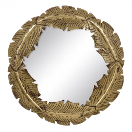 Decoratiuni - Oglinda design clasic Varil auriu 76cm