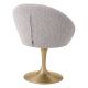 Scaune - Scaun pivotant design elegant LUX O'Neill, boucle gri