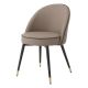 Seturi scaune, HoReCa - Set de 2 scaune design LUX Cooper, piele sintetica bej