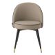 Seturi scaune, HoReCa - Set de 2 scaune design LUX Cooper, piele sintetica bej