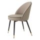 Seturi scaune, HoReCa - Set de 2 scaune design LUX Cooper, piele sintetica bej