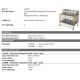 Masute Living - Gheridon, Masuta cu roti design LUX Rutherford