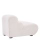 Canapele - Modul colt exterior, Canapea modulara design LUX Lindau, off-white
