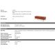 Banchete-Tabureti - Bancheta moderna design LUX Oxley, Savona orange
