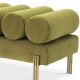 Banchete-Tabureti - Bancheta moderna design LUX Oxley, Savona vintage green