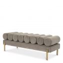 Bancheta moderna design LUX Oxley, Savona vintage greige