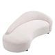 Canapele - Canapea design LUX cu spatar rotunjit Rivolo, Lyssa off-white