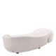 Canapele - Canapea design LUX cu spatar rotunjit Rivolo, Lyssa off-white