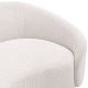 Canapele - Canapea design LUX cu spatar rotunjit Rivolo, Lyssa off-white