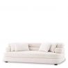 Canapea design LUX cu spatar rotunjit Malaga S, Lyssa off-white