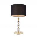Veioza design elegant REA negru/auriu