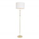 Lampadar design elegant REA alb/auriu
