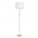 Lampadar design elegant REA alb/auriu