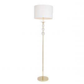 Lampadare - Lampadar design elegant REA alb/auriu