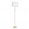Lampadar design elegant REA alb/auriu