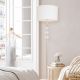 Lampadare - Lampadar design elegant REA alb/auriu
