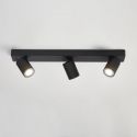 Corp aplicat cu 3 spoturi directionabile Moon 3 Bar, negru