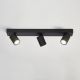 Corp aplicat cu 3 spoturi directionabile Moon 3 Bar, negru