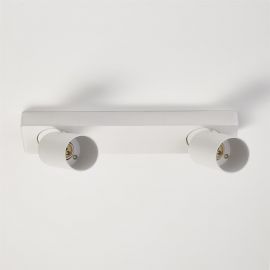 Corp aplicat cu 2 spoturi directionabile Moon 2 Bar, alb