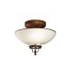 Plafoniere - Plafoniera din alama cu sticla murano Country 33,5cm