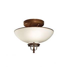 Plafoniere - Plafoniera din alama cu sticla murano Country 33,5cm