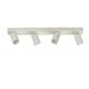 Corp aplicat cu 4 spoturi directionabile Moon 4 Bar, alb