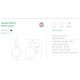 Spoturi, Proiectoare pe sina - Spot directionabil pentru sina Track Project Collection, Apollo alb