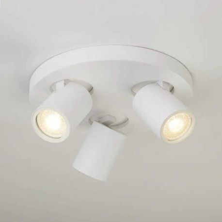 Iluminat pentru baie - Plafoniera baie cu 3 spoturi directionabile Selene, alba