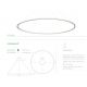 Lustre / Pendule spatii comerciale - Lustra LED XXL suspendata Compass 200cm