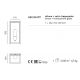 Aplice - Aplica de perete exterior cu protectie IP55, Quadro