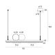 Pendule, Lustre suspendate - Lustra suspendata LED design modern MOMO