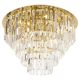 Lustre aplicate - Lustra aplicata / Plafoniera design elegant Monaco auriu, 80cm